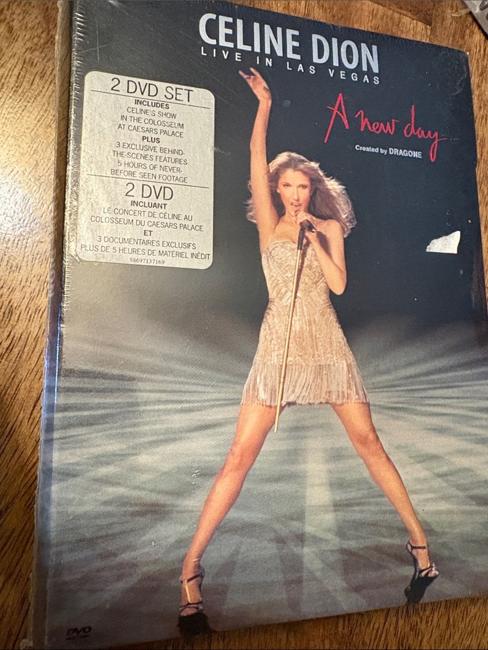 (SEALED)Celine Dion DVD Set - Black and Gold Cover(SEALED)
